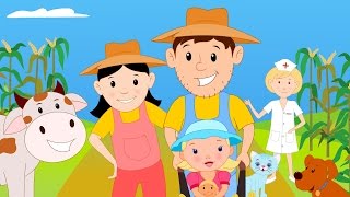 The Farmer in the Dell  Nursery Rhymes For Children  Cartoon Videos For Babies by Kids Tv [upl. by Solly]