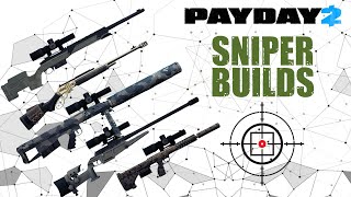 PAYDAY 2 SNIPER BUILDS x4 1 Los Mejores Builds de Francotirador [upl. by Brena]