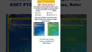 Dipole moment and charge chemicalscience exam kset kset2024 physics [upl. by Etteneg]