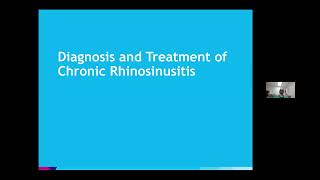 Diagnosis and Treatment of Chronic Rhinosinusitis [upl. by Nywnorb820]