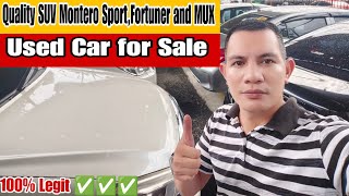 Quality SUV Montero SportFortuner and MUX  Used Car for Sale [upl. by Dimphia]