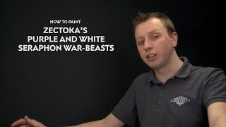 WHTV Tip of the Day Zectokas Purple and White Seraphon War beasts [upl. by Sebbie]