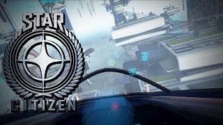 FR Star Citizen alpha  Courses de vaisseaux [upl. by Ellerrehs]