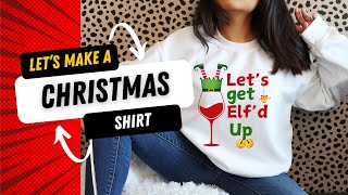 Lets Make a Christmas Shirt in Canva [upl. by Runkel]