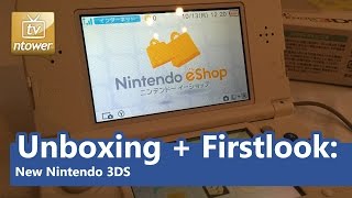 Unboxing  Firstlook New Nintendo 3DS [upl. by Annoyek]