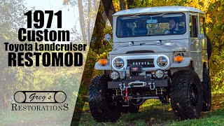 1971 Custom Toyota Landcruiser FJ40 Restoration [upl. by Meade55]