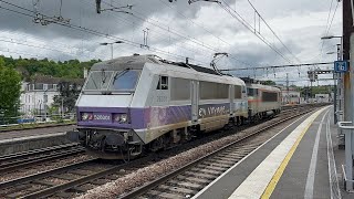 BB 26001 CMR Nightjet Z 20500 et autres trains en région parisienne [upl. by Imrots]