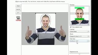 How to create passport photo at home [upl. by Ecirtnahc110]