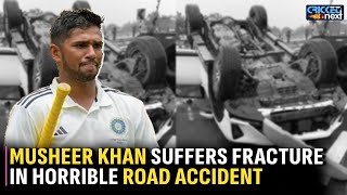 Musheer Khan Suffers Road Accident Set To Miss Irani Cup And Ranji Trophy Matches [upl. by Lexerd]