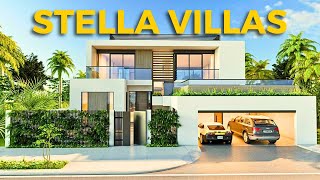 Luxury Living in Al Furjan Explore Stella Villas  Modern Villas for Sale in Dubai Real Estate [upl. by Annet]