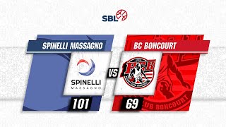 Spinelli Massagno vs BC Boncourt  Game Highlights [upl. by Amikan940]