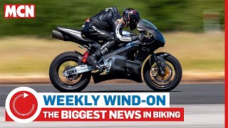 Guy Martin rides CR700W Suzuki deny biking exit MV RCs Lightning ADV PLUS Honda safety  WWO 110 [upl. by Ong956]