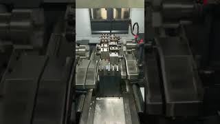 6 axis double spindle sliding head Cnc machine [upl. by Adnohryt43]