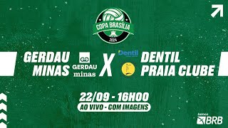 Copa Brasília de Vôlei 2024  Feminino  Dentil Praia Clube vs Brasília Vôlei  Ao vivo com imagens [upl. by Annyrb]