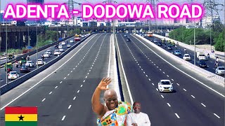 Ghana’s 100M Adenta  Dodowa Road Dualization Project By Prez Akuffo Addo Is Finally Commencing [upl. by Elagiba]