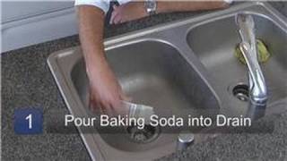 Kitchen Appliance Cleaning  How to Use Baking Soda as a Drain Cleaner [upl. by Cresida728]