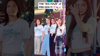 BIG FOUR ✨💅 pbbgen11 kai kolette fyang rain bigfour mallshow [upl. by Ivah504]