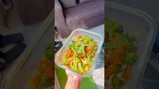 Let’s pack my lunch box  Broccoli Carrot Egg salad🤤❤️🌸 AyanaArjun [upl. by Inaj214]