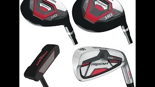 Wilson ProStaff HDX Herren Golf Komplettset 2016 Eisen 5SW Holz Hybrid Golfset [upl. by Acilgna]