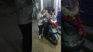 nayasafar happy viralvideos newbike birthdaygift [upl. by Hanford585]