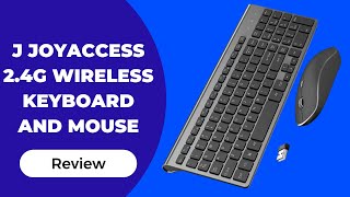 J JOYACCESS Wireless Keyboard and Mouse Slim and Ergonomic Excellence [upl. by Aihseyn]