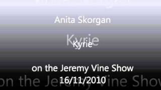 Anita Skorgan singing Kyrie on the Jeremy Vine Show  BBC Radio 2 on 16112010 [upl. by Allez]