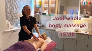 ASMR Relaxing Whole Body Aromatherapy Massage  back abdomen face and scalp 💆‍♀️💤 NEW JODI VIDEO [upl. by Enilarak70]