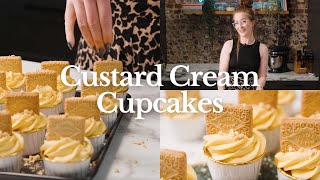 How to make my Custard Cream Cupcakes  Jane’s Patisserie [upl. by Demetris]