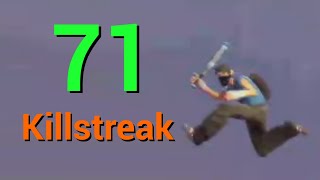 TF2 Scout Gameplay 71 Killstreak [upl. by Eniawd]