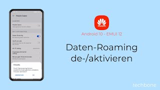 DatenRoaming aktivieren oder deaktivieren  Huawei Android 10  EMUI 12 [upl. by Landing]