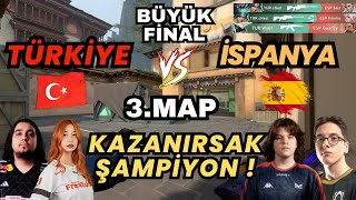 TÜRKİYE VS İSPANYA BÜYÜK FİNAL 3MAP  KAZANIRSAK ŞAMPİYONUZ  VALORANT SPIKE NATIONS FİNAL [upl. by Topping]