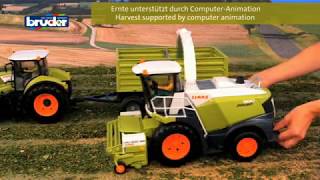 Bruder Toys Claas Jaguar 980 Field Chopper  02134 [upl. by Asik]