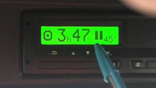 Vlog 22  How to use a tachograph machine basics [upl. by Larrie]