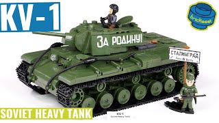 KV1 SOVIET HEAVY TANK  COBI 2555 Speed Build Review [upl. by Barret]