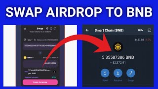 How To Swap All Airdrop Tokens To BNB and USDT [upl. by Casteel]