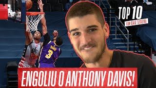 TOP 10 COM CAIO TEIXEIRA 29  HACHIMURA PRA CIMA DO ANTHONY DAVIS UM MONSTRO [upl. by Aiciles98]