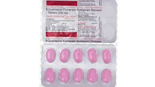 QUSTIGRESS SR 200 Tablets Quetiapine Fumarate Sustained Release Tablets 200 mg [upl. by Brewer699]