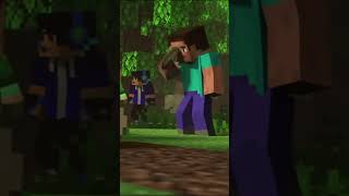 The unsolved story of Herobrine  Minecraft story minecraftshorts [upl. by Ybeloc]