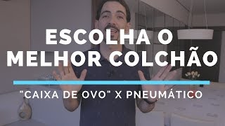 Colchão piramidal quotcaixa de ovoquot x colchão pneumático [upl. by Incrocci]