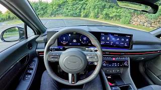 2024 Hyundai Sonata N Line  POV Driving Impressions [upl. by Aennil]