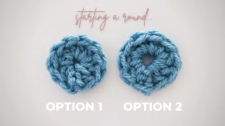 How to Crochet the Magic Ring Circle For Beginners [upl. by Arima]