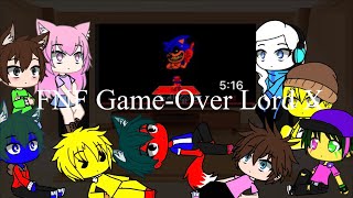 Reacting To FNF GameOver Lord X [upl. by Adnohsak359]