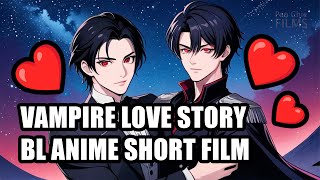 BL Anime quotVampire Love Storyquot Boys Love A BL Short Story MM Romance Spooky Special [upl. by Nahgeem]