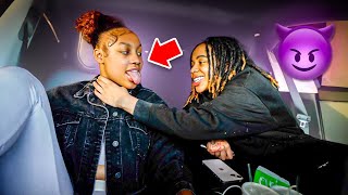 BEING EXTREMELY CLINGY PRANK ON FAITH SHE TRIED TO DO IT😍 [upl. by Feinberg]