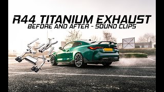 G8X M3M4 R44 Titanium Exhaust  Install  Sound Test  BUILD SERIES  EP2 [upl. by Eleph]