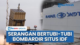 Serangan Berlanjut Usai Hujani Acre dengan 45 Rudal Hizbullah Bom Kompleks Industri Militer Rafael [upl. by Reinald]