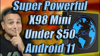 x98 Mini TV Box 4K Android TV Works SUPER POWERFUL [upl. by Yras136]