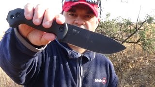 KaBar Becker BK2 Campanion Fixed Blade Knife 55 inches Review by Survival Zone Africa [upl. by Apps]