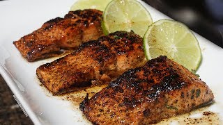 EASY BROWNED BUTTER LEMON PEPPER SALMON  Must Try this Tonight [upl. by Atekin]