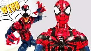 MARVEL LEGENDS Absorbing Man BEN REILLY SPIDERMAN Action Figure Review [upl. by Adnawuj]